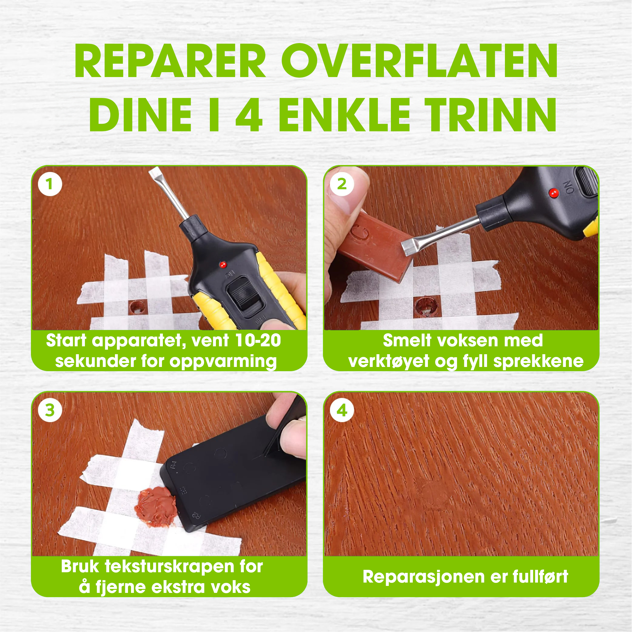 BlendyFix™ - Reparasjonssett for møbler, lister og gulv - BeeFix™