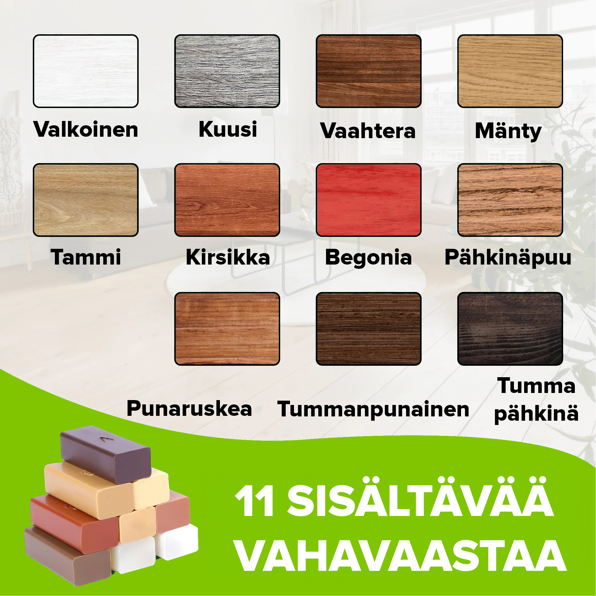 BlendyFix™ - Korjaussarja huonekaluille, listoille ja lattioille - BeeFix™