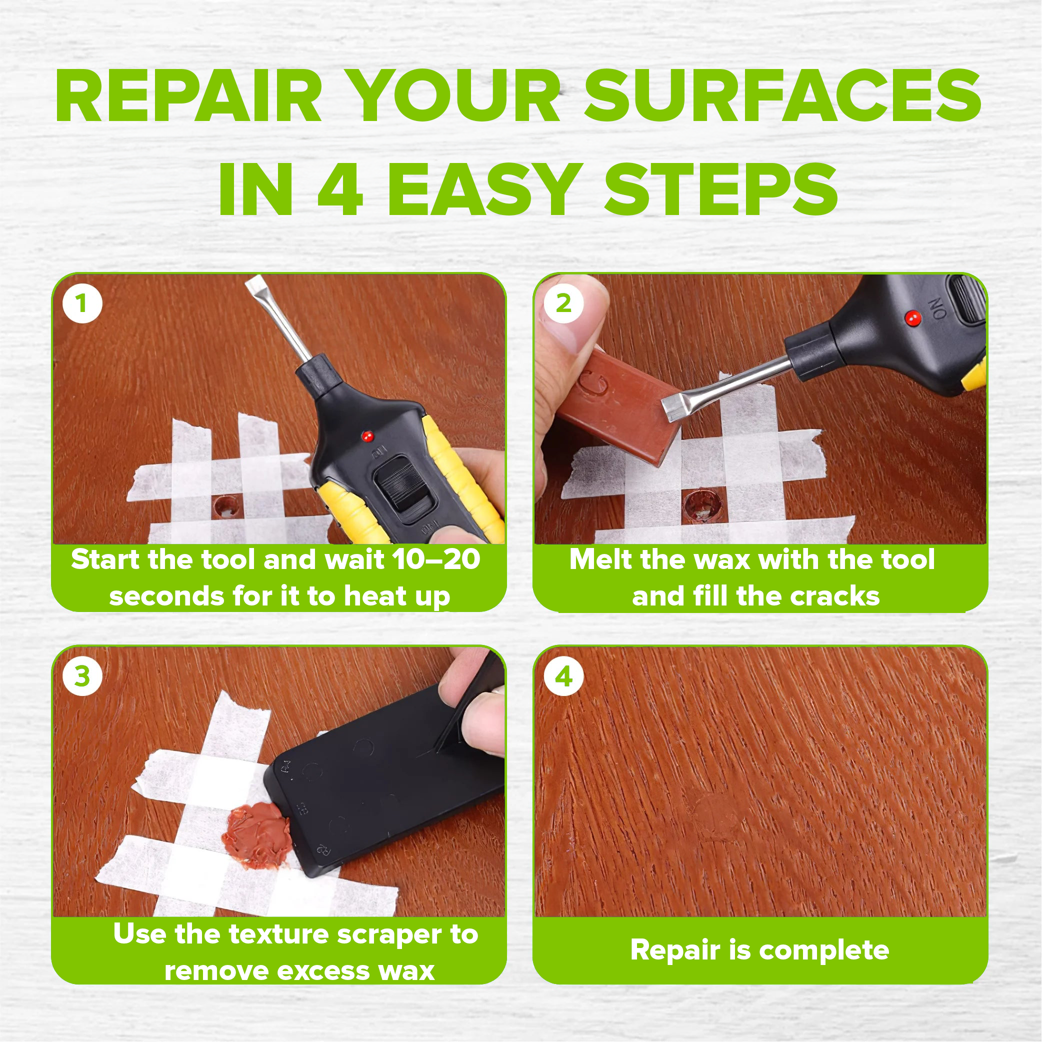 BlendyFix™ - Repair Kit for Furniture, Trims, and Floors - BeeFix™