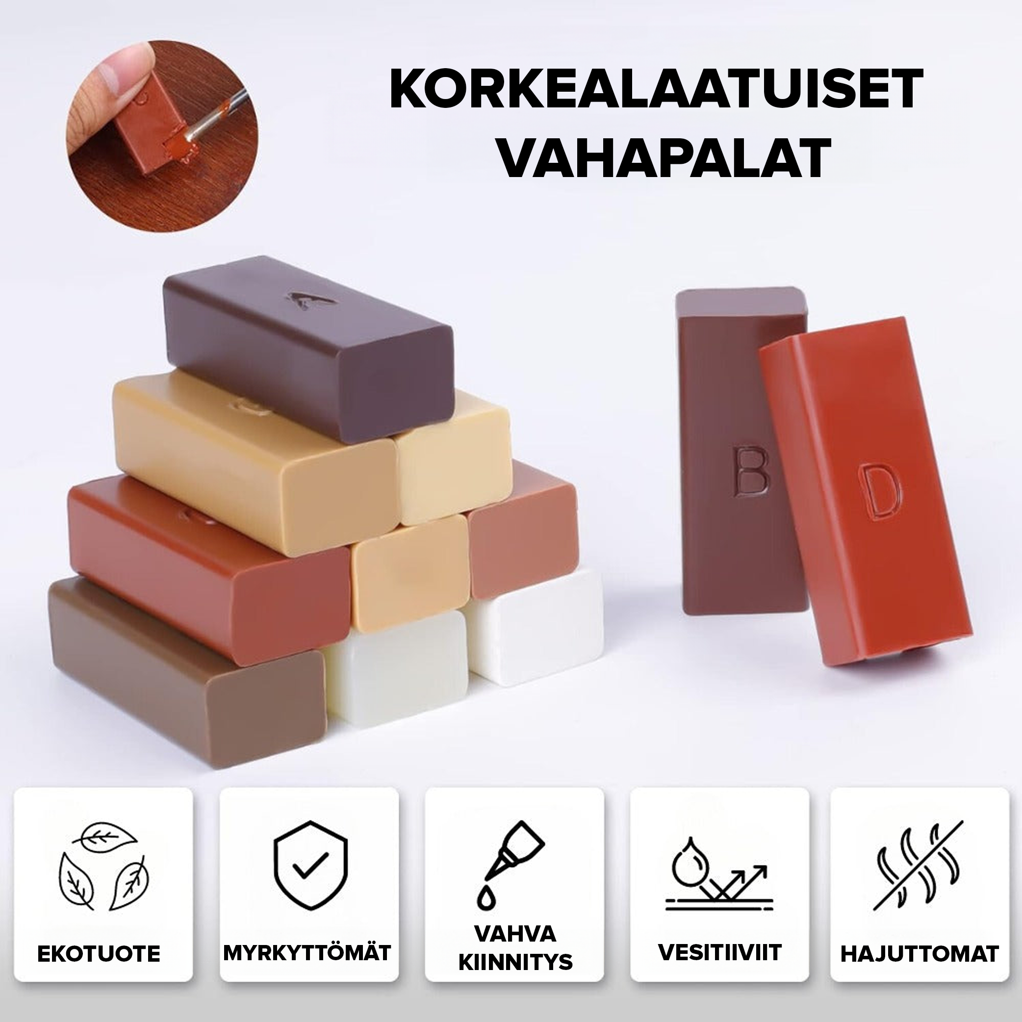 BlendyFix™ - Korjaussarja huonekaluille, listoille ja lattioille - BeeFix™
